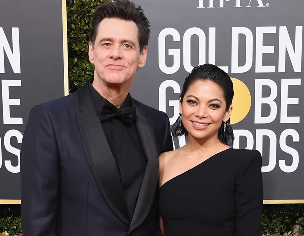 Jim Carrey And New Girlfriend Ginger Gonzaga Arrive At The